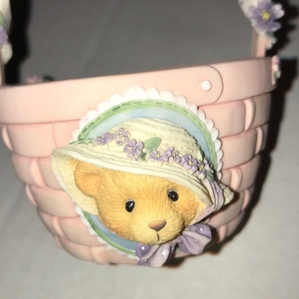 Cherished Teddies Spring Easter Basket - Picture 2 of 7